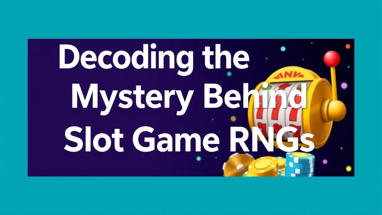Decoding the Mystery Behind Slot Game RNGs